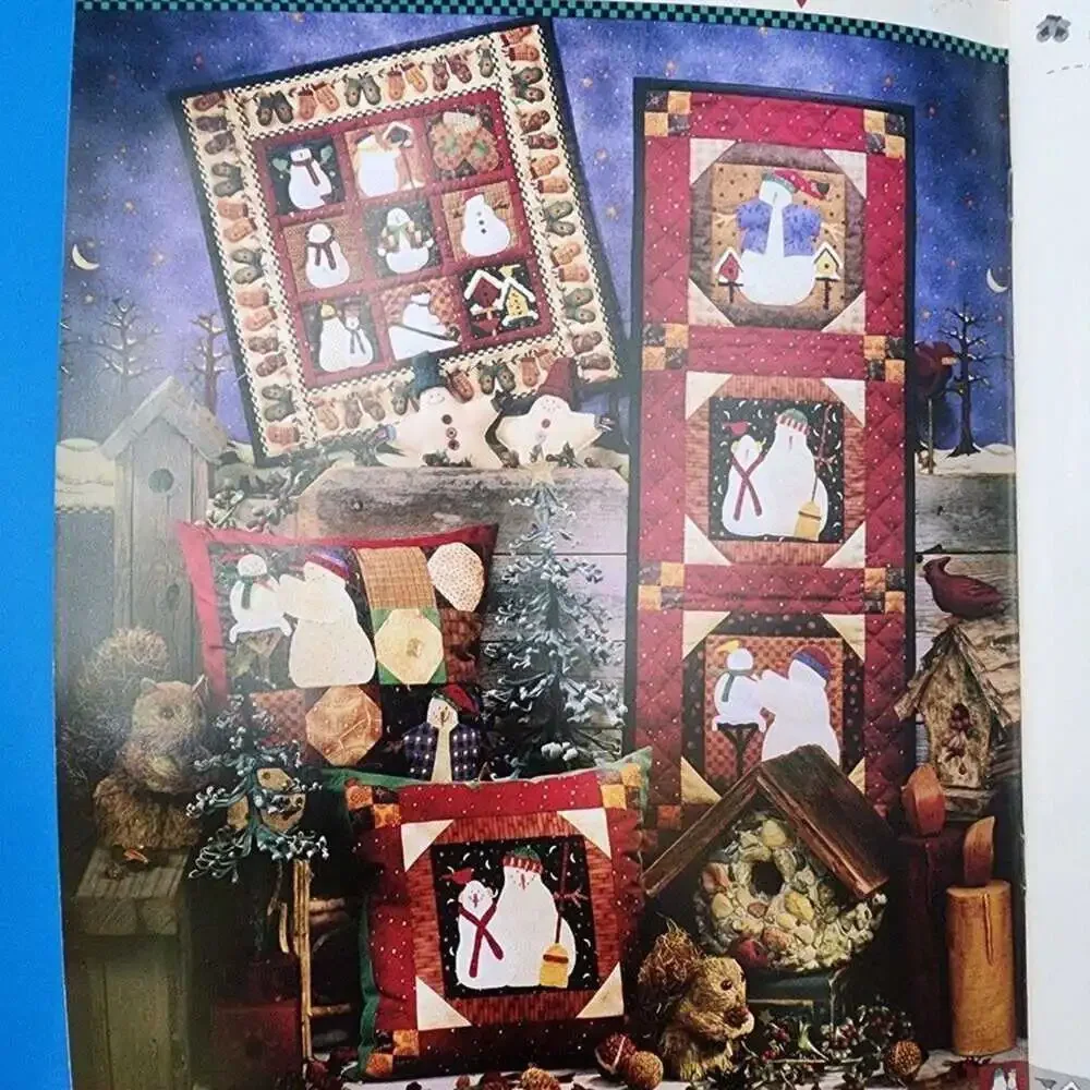 Vintage Frosty Folks by Debbie Mumm Snowman Quilting Pattern Booklet